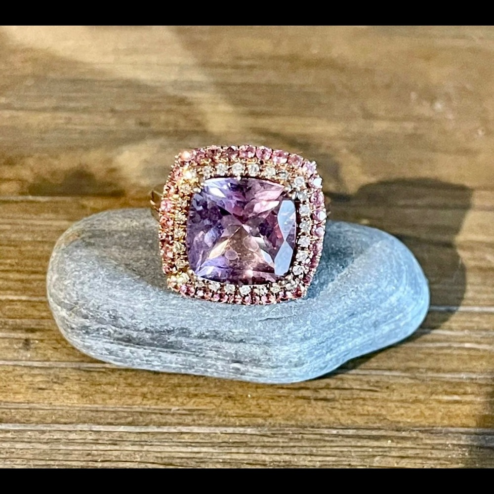 CAROL BRODIE Rosegold Vermeil Ring 6